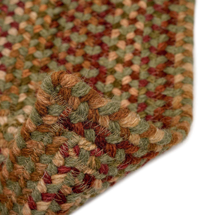 August Grove® Red/Brown/Green Rug & Reviews Wayfair